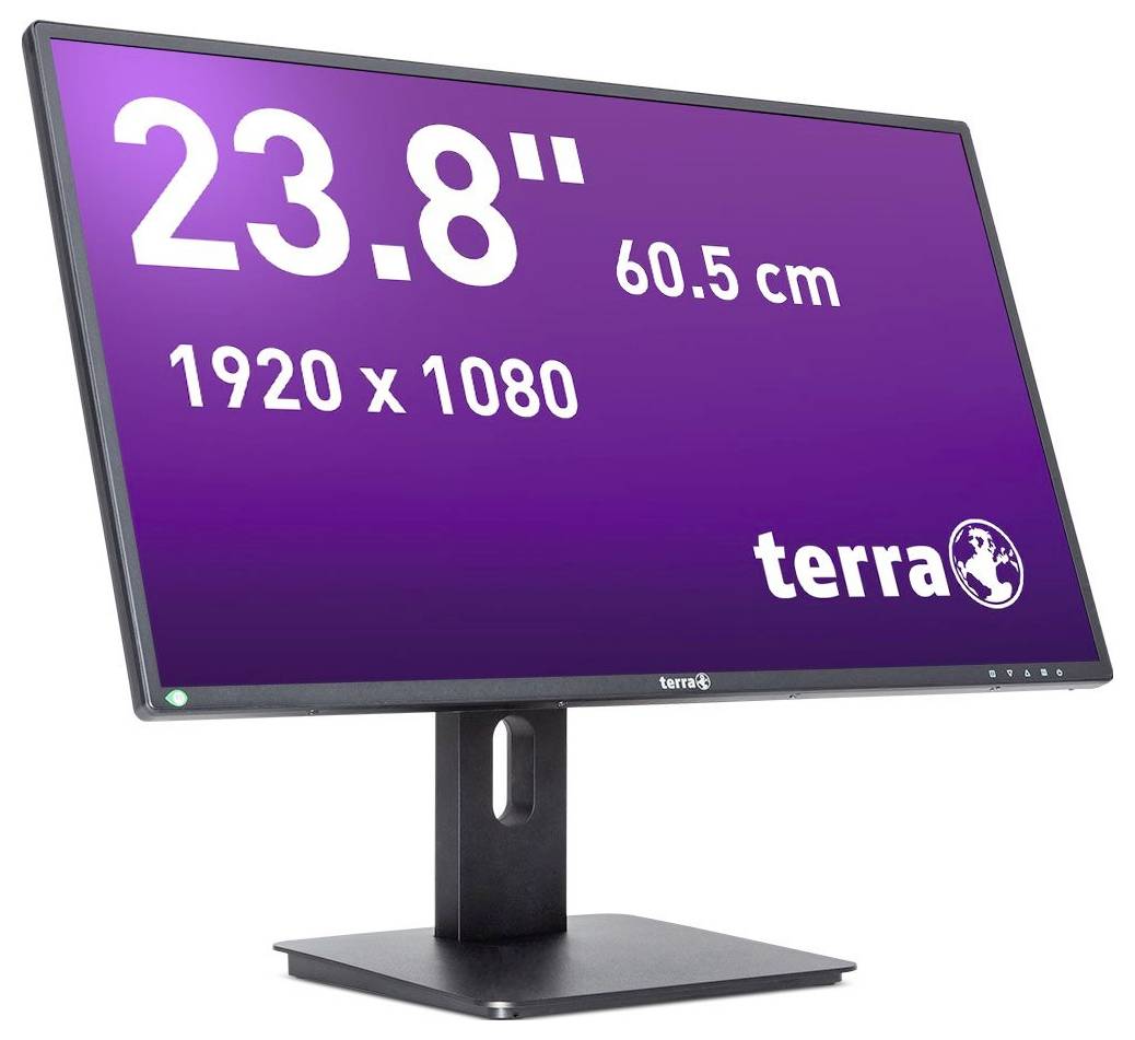 Монітор Terra EEK E (A - G) 60,5 см (23,8 дюйма) 1920 x 1080 пікселів 16:9 5 мс HDMI, DisplayPort, DVI, гніздо для навушників LCD