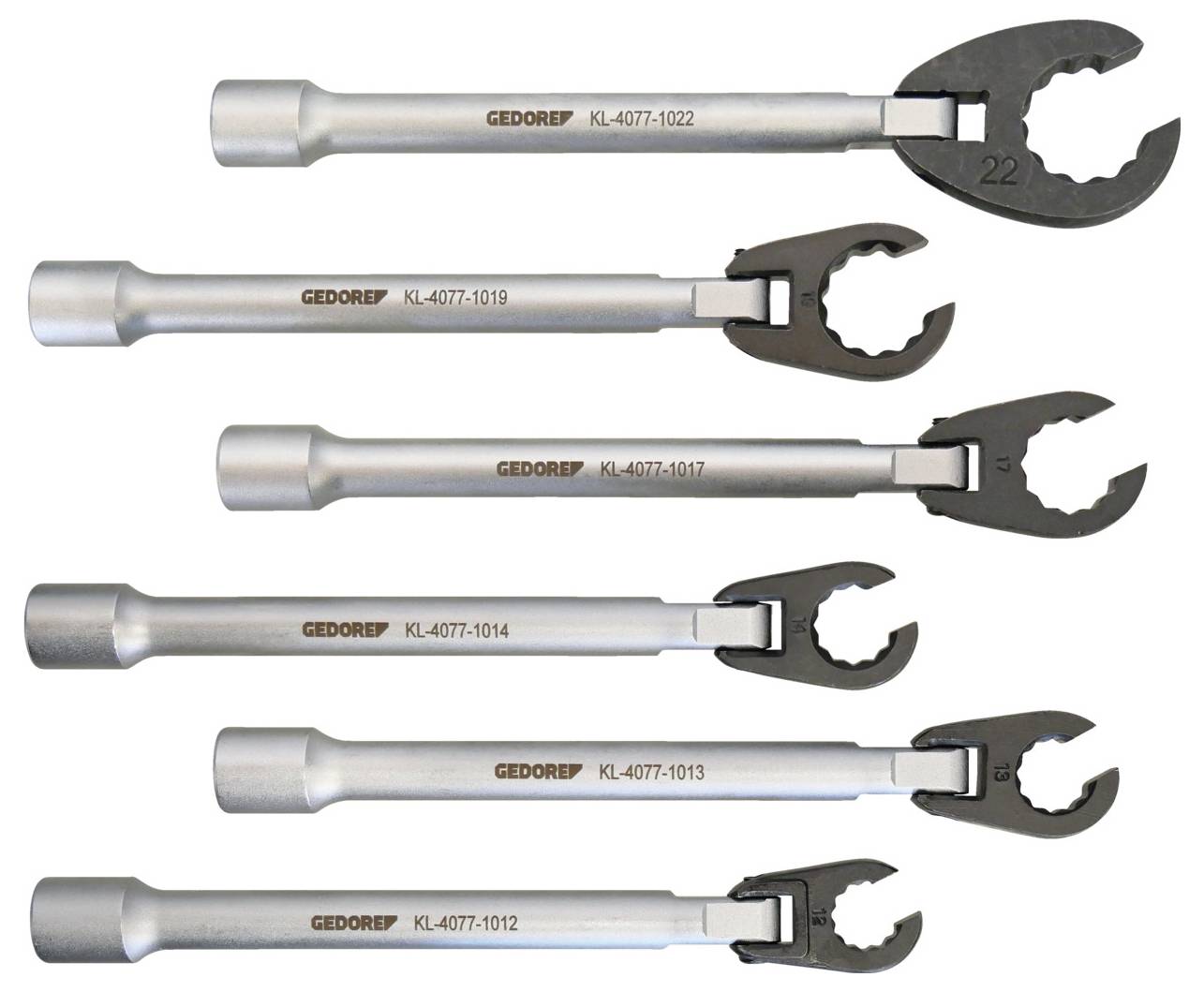 Gedore Automotive 3459993 KL-4077-10 K Zestaw kluczy oczkowych przegubowych, otwarty, 150 mm-1