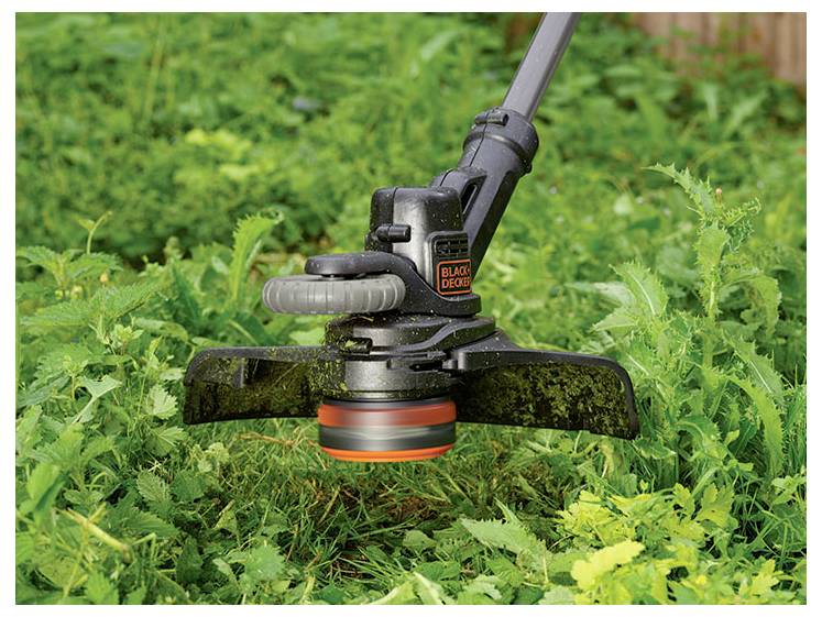 Акумуляторний тример для трави Black & Decker neu cordless, включаючи акумулятор, зарядний пристрій, регульована по висоті ручка, 