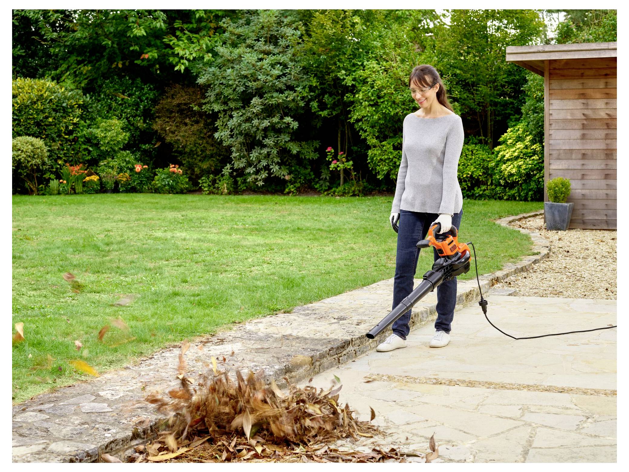 Black & Decker BEBLV300-QS BLACK & DECKER - BLACK+DECKER BEBLV300-QS - Gartensauger/Laubbläser elektryczny Odkurzacz do -7