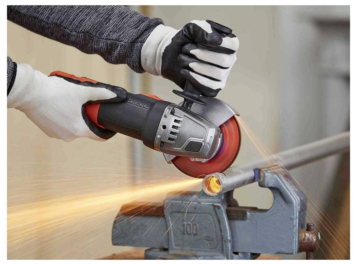 Кутова шліфувальна машина Black & Decker BEG220-QS потужністю 900 Вт