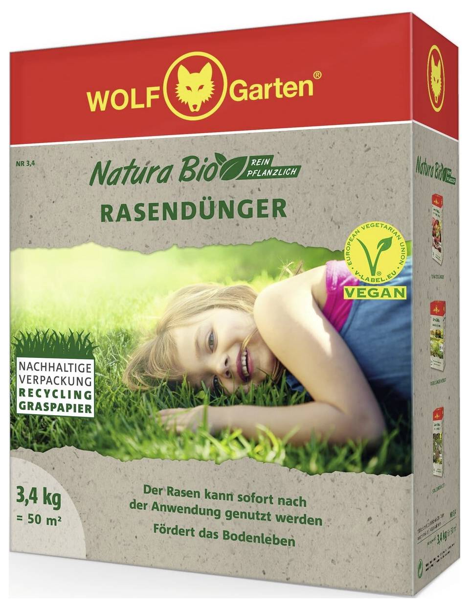 WOLF-Garten 3852012 WOLF-Garten - Добриво для газону 