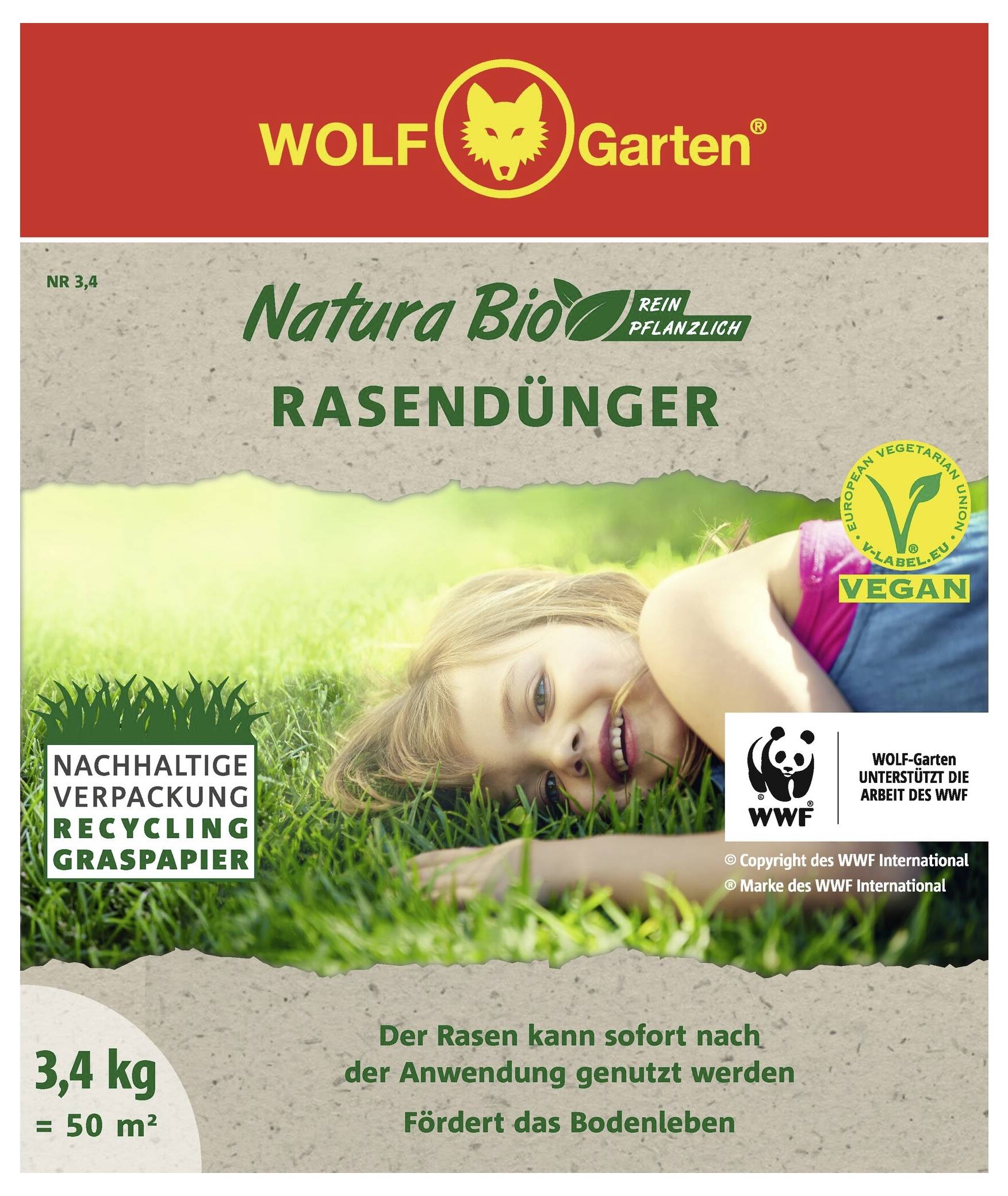 WOLF-Garten 3852012 WOLF-Garten - Добриво для газону 