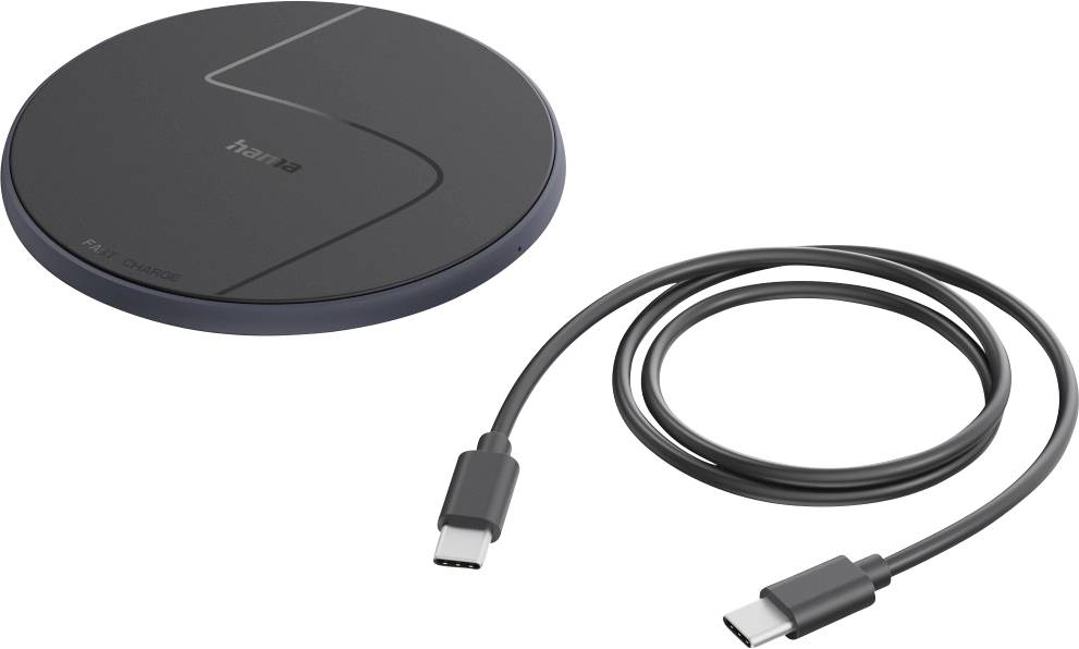 Індуктивний зарядний пристрій Hama 15 Вт 00201745 Тип виходу Бездротовий QI Чорний