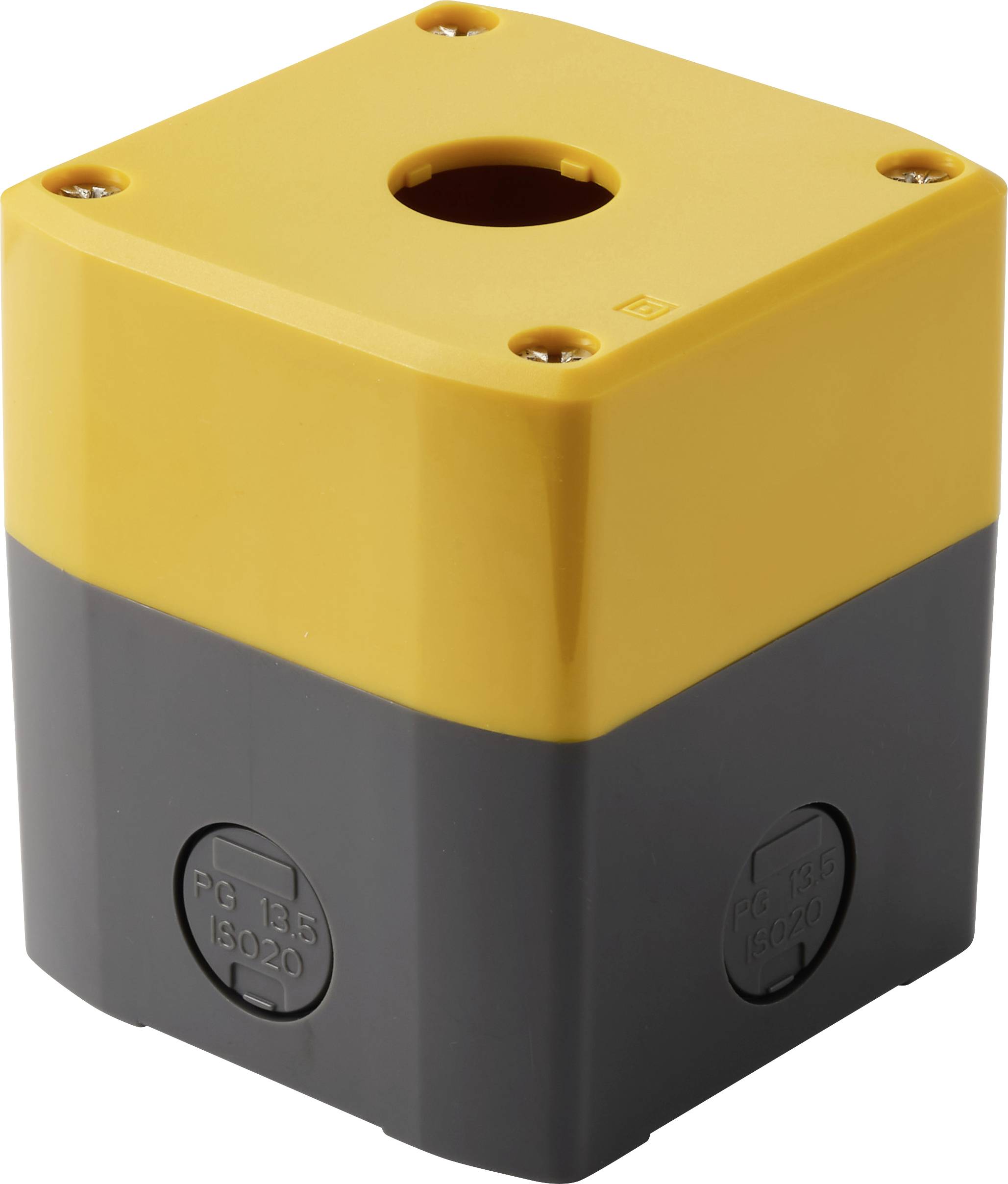 TRU COMPONENTS TC-BXB-1/22/Y TC-14807664 (Д x Ш x В) 75 x 75 x 85 мм, желтый, 1 шт.
