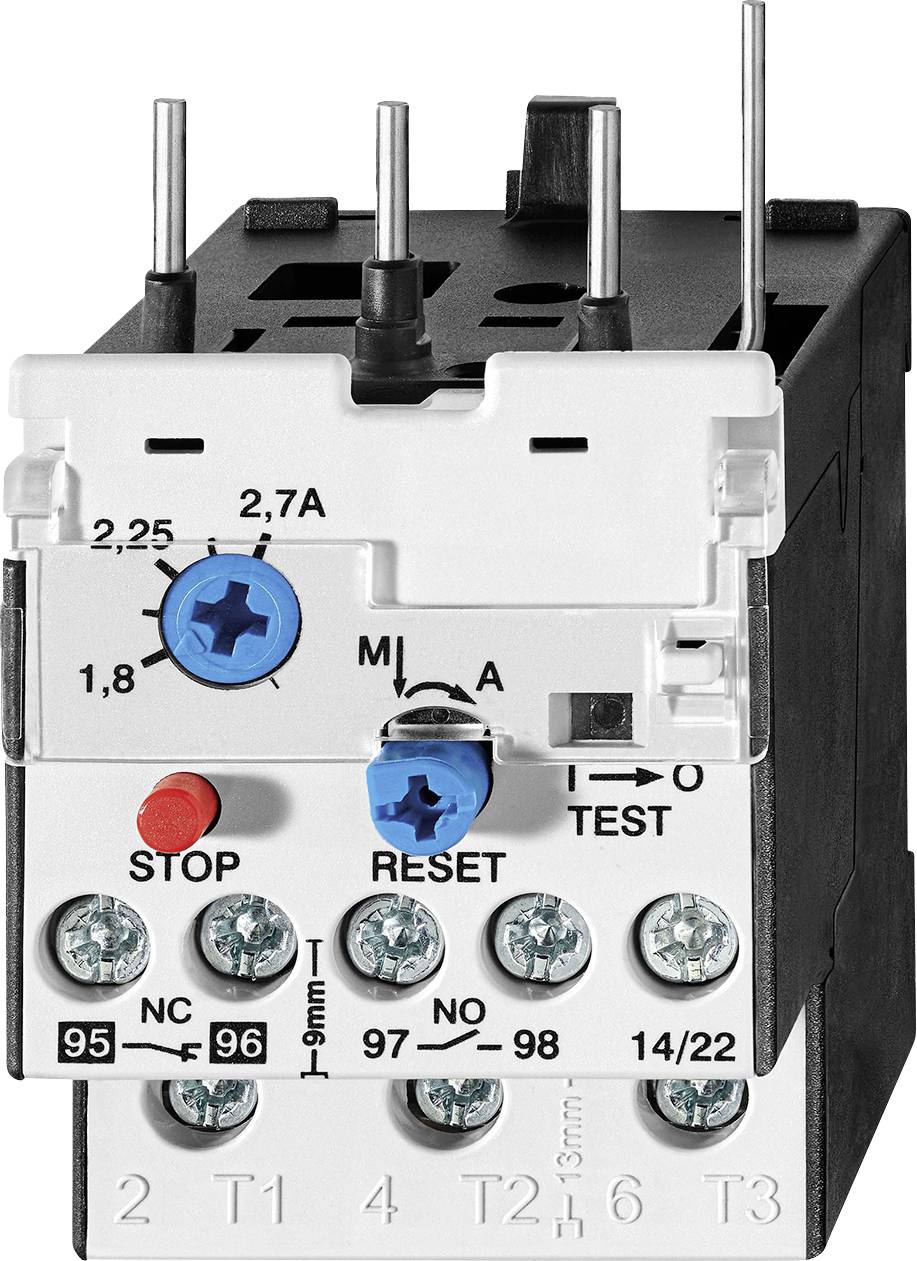Реле захисту двигуна 690 В (макс.) 1 НО, 1 НЗ Finder 6K.T0.0.000.1827 1 шт.