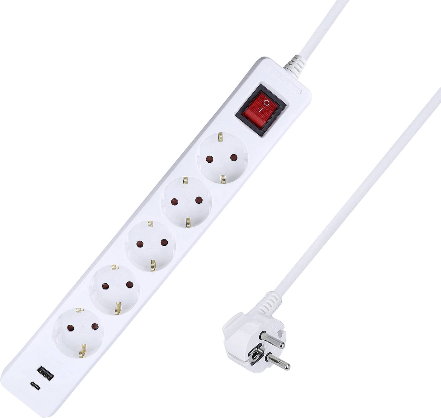 Удлинитель AS Schwabe 11376 Количество розеток: 5