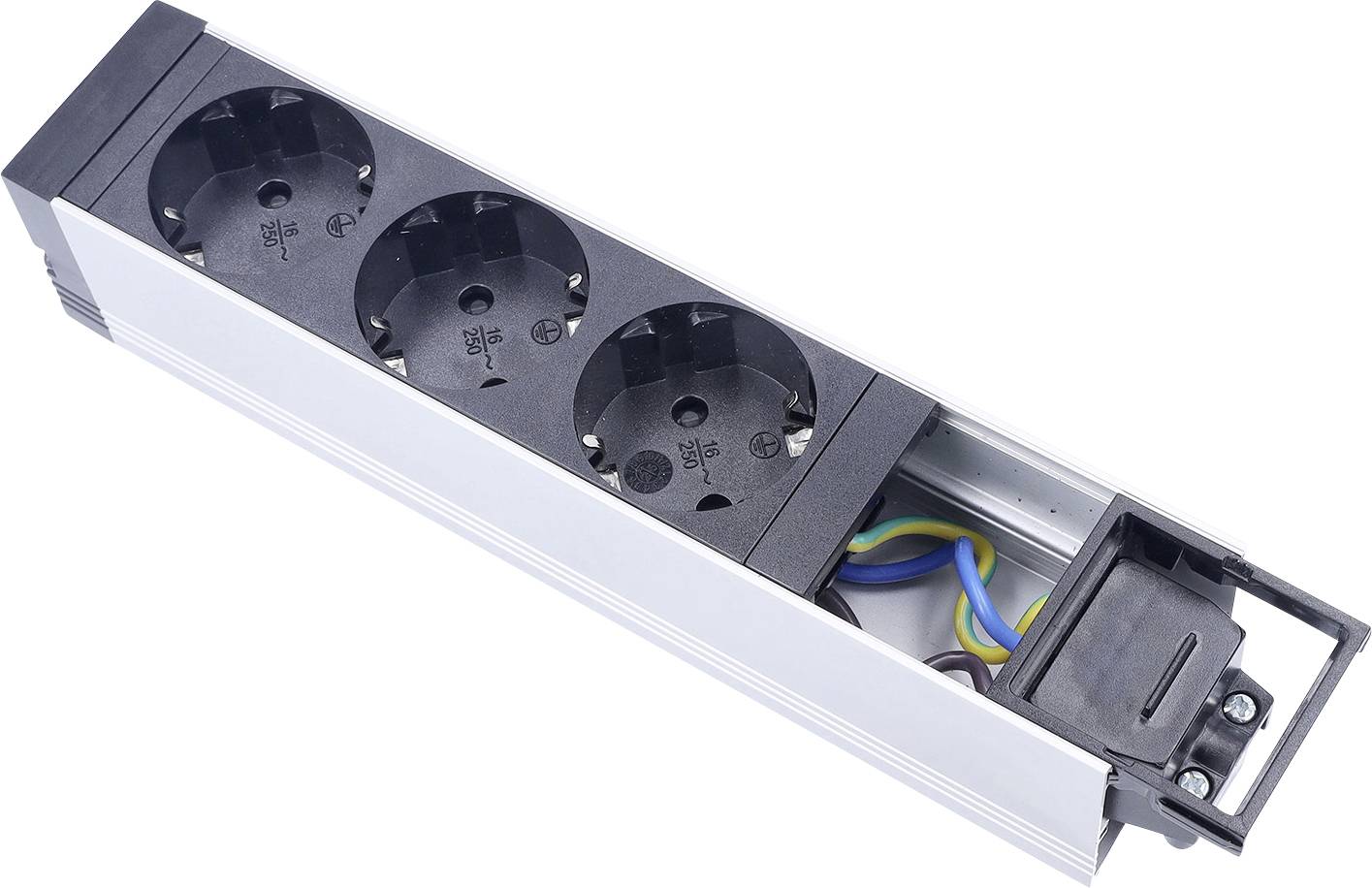 Сетевой фильтр без кабелей AS Schwabe 18197. Количество розеток: 3.