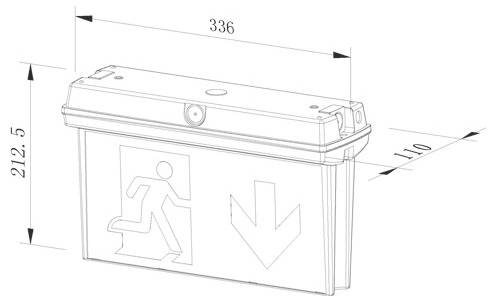 b-Lite BR563131 Розмітка аварійного маршруту з підсвічуванням