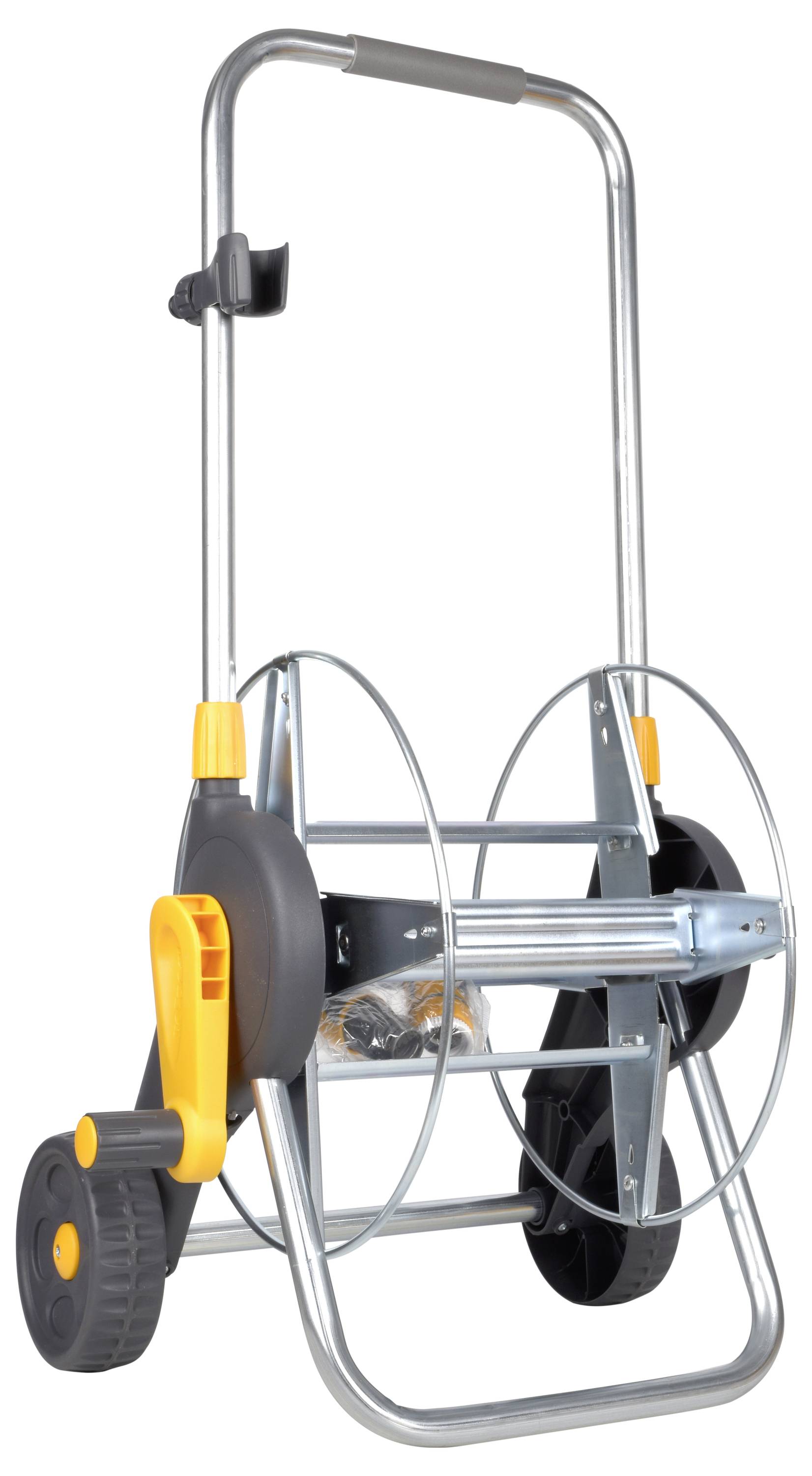 Hozelock 2437R0000 Hozelock montierter Metallschlauchwagen für 60m Schlauch 1/2