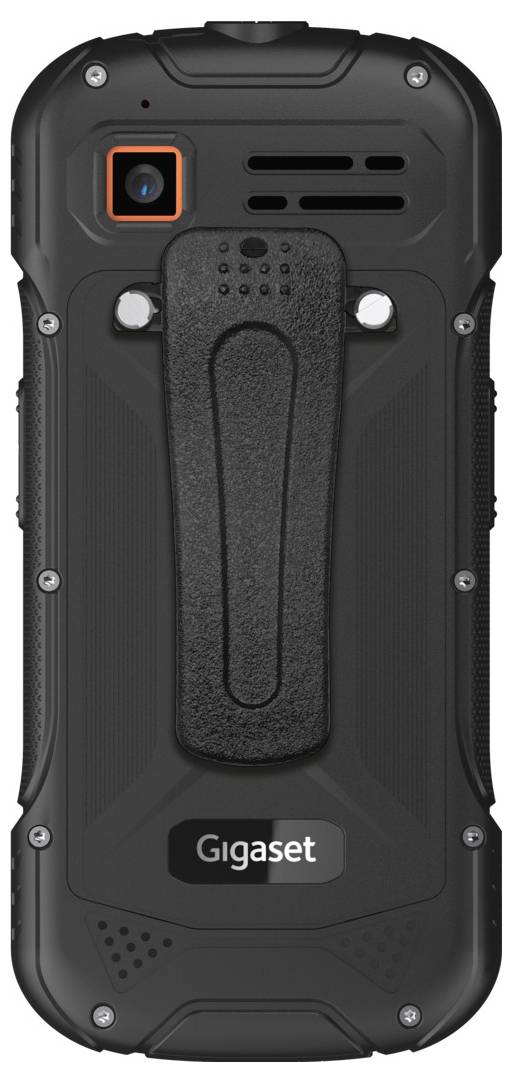 Смартфон Gigaset GLX 8 PLUS LTE для зовнішнього використання Чорний, Помаранчевий