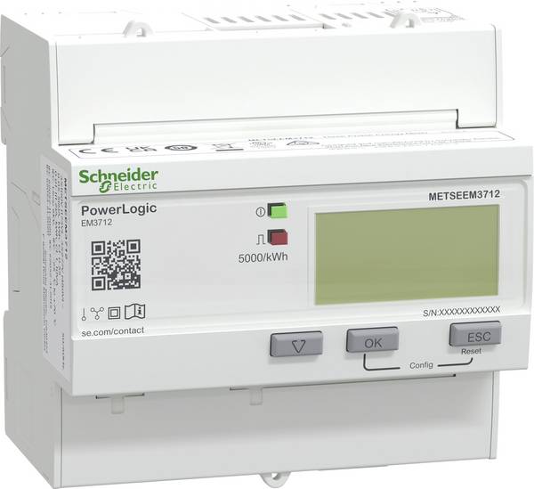 Schneider Electric METSEEM3712 METSEEM3712 Licznik energii cyfrowy 5 A 1 szt.