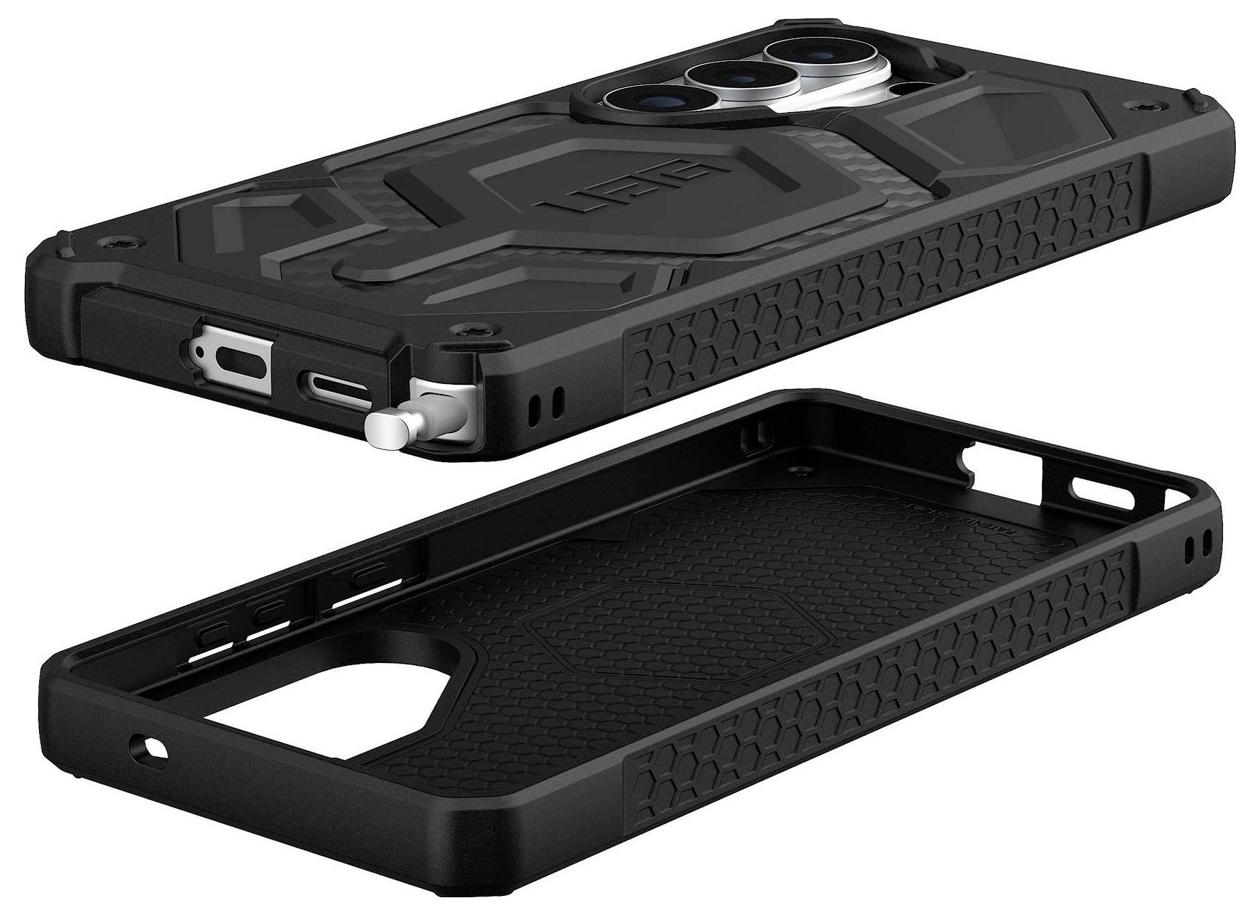 Urban Armor Gear Monarch Pro Case Samsung Galaxy S26 Ultra karbonowy Kompatybilny z MagSafe, z modułem magnetycznym 2145-10