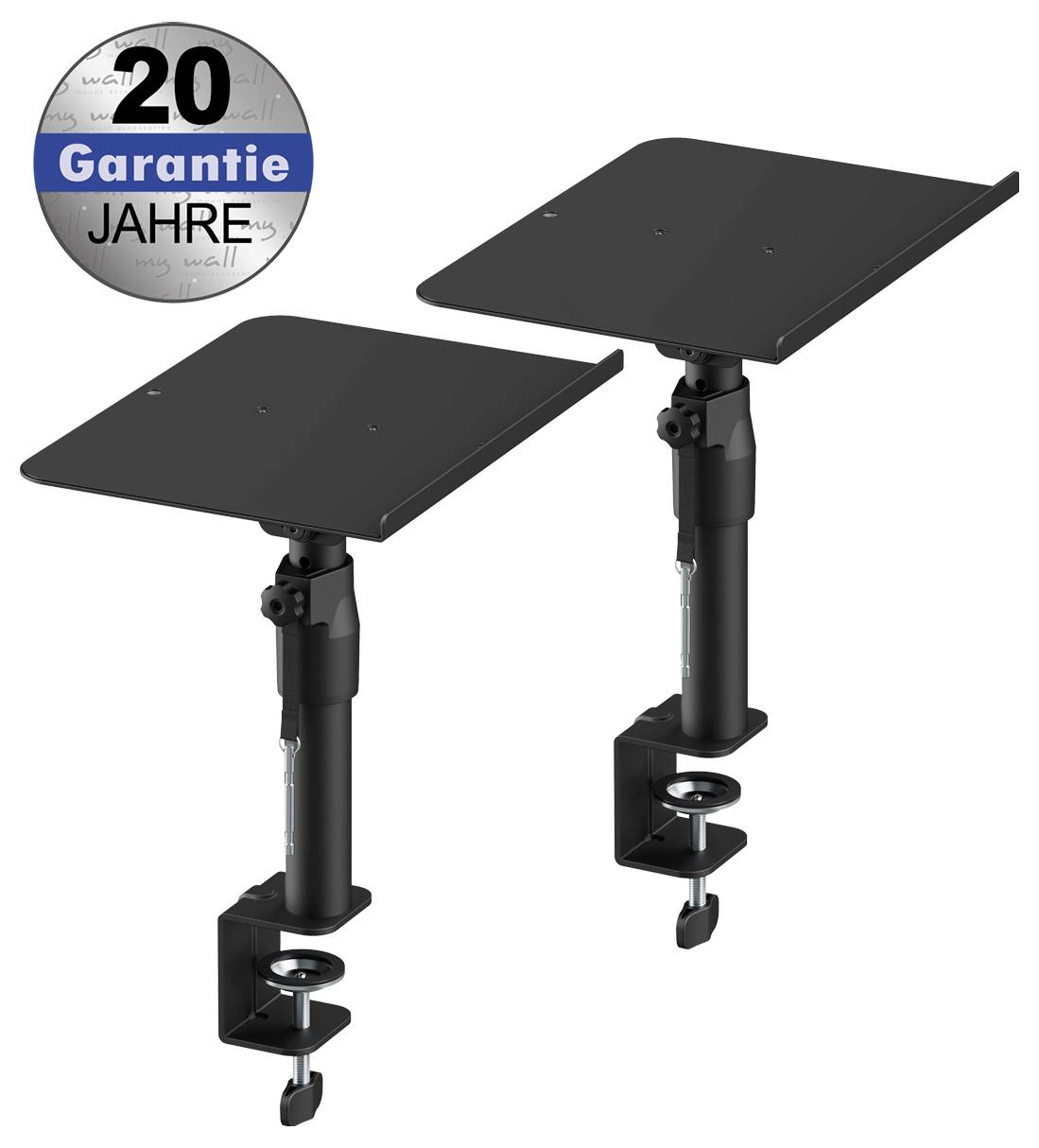 Стійка колонки My Wall HS37L Поворотна, регульована по висоті, поворотна чорна 2 шт.