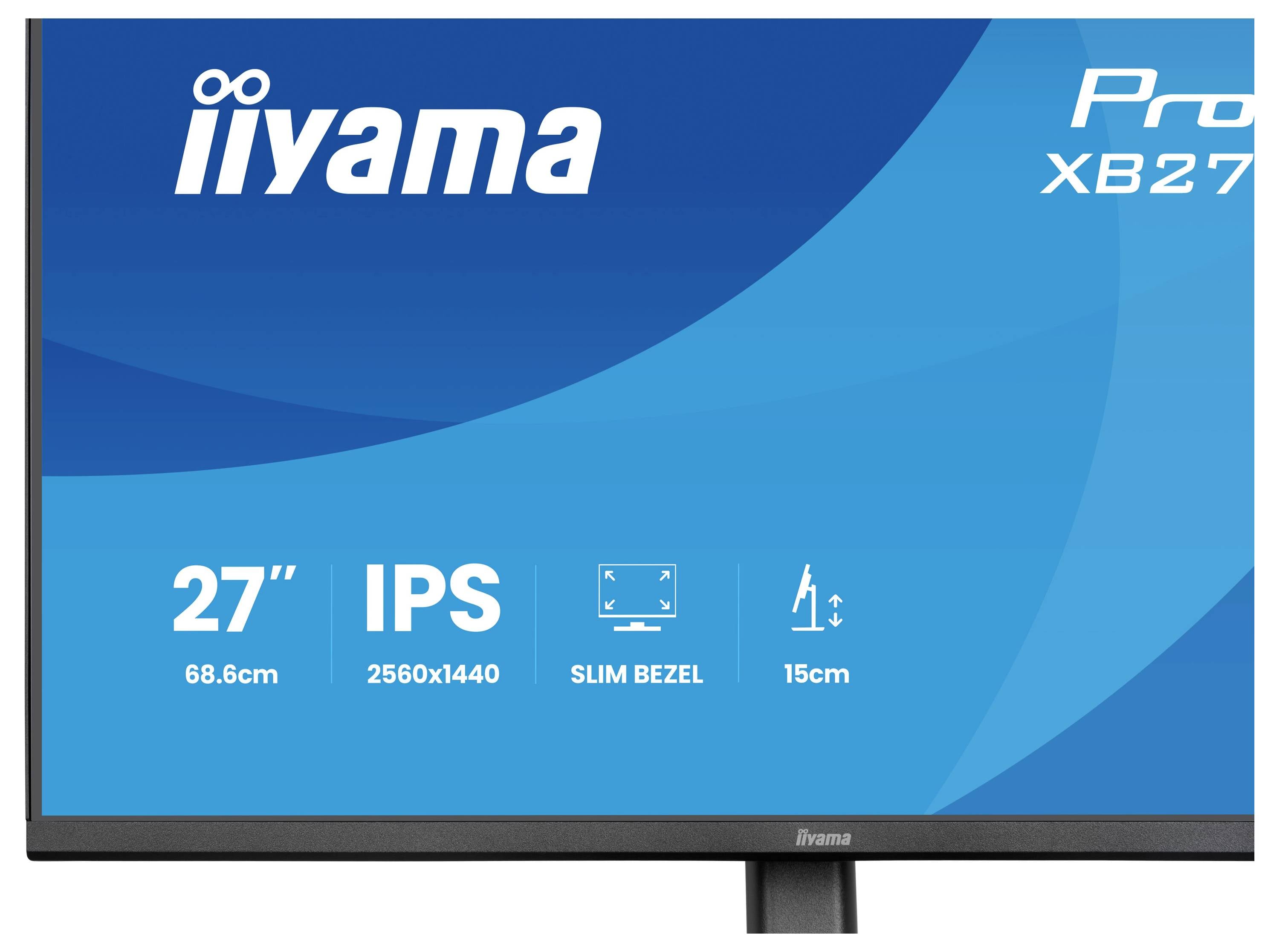 Iiyama ProLite Monitor EEK D (A - G) 68.6 cm (27 cal) 2560 x 1440 px 16:9 DisplayPort LCD (VA)-12