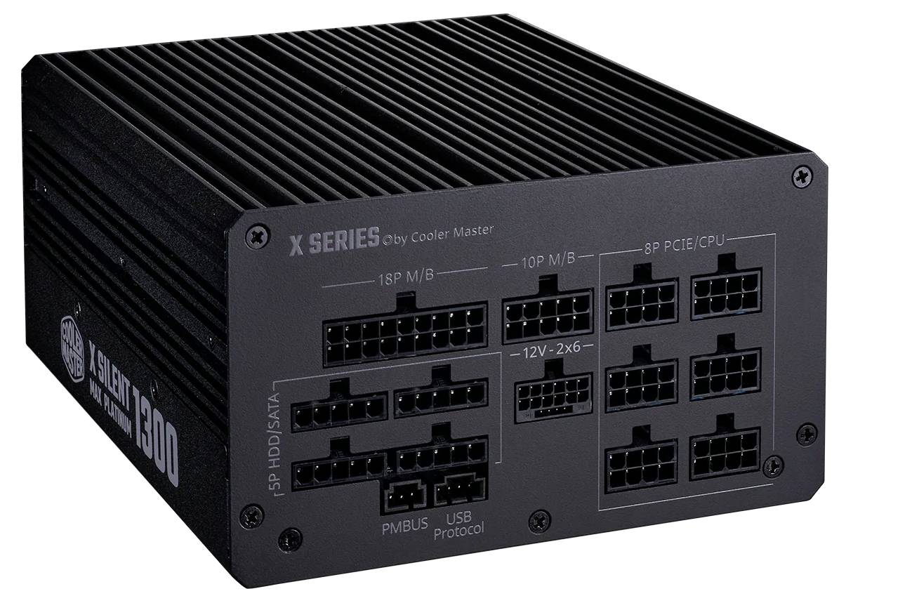 Cooler Master CoolerMaster Netzteil X Silent MAX Plati Zasilacz do komputera 1300 W ATX 80 PLUS® Platinum-3