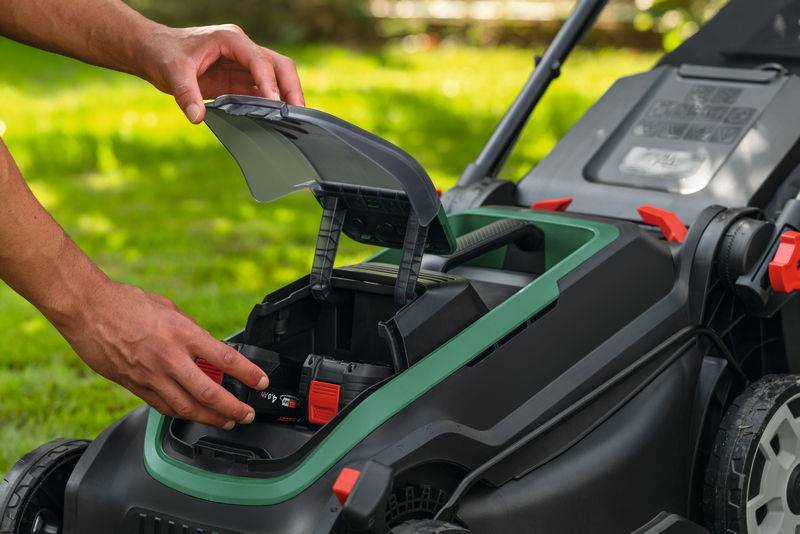 Bosch Home and Garden ROTAK18V2-43 akumulatorowy Akumulatorowa kosiarka do trawy bez akumulatora Maksymalna szerokość ci-2