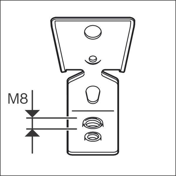 Podstawa montażowa Bosch Professional PRO FMI-M6/M8 Metallaufhänger 1600A03C2T, 1 szt.-1