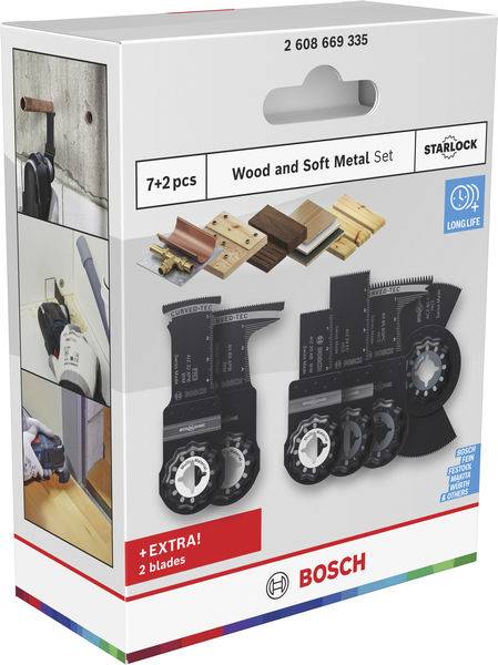 Bosch Accessories 2608669335 2608669335 Zestaw ostrzy H do drewna i miękkiego metalu 1 szt.-1