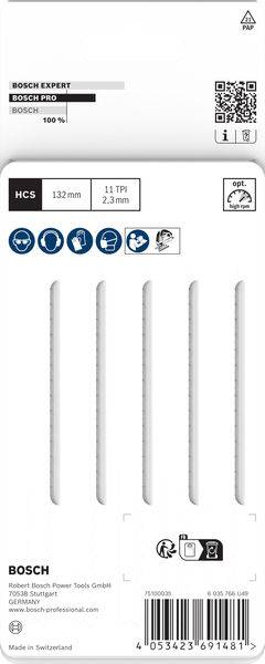 Brzeszczot do wyrzynarki Bosch Accessories 2608667053 2608667053 5 szt.-15