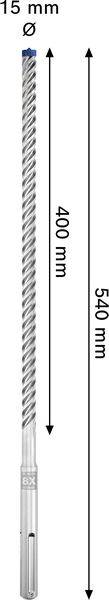 Wiertło udarowe Bosch Accessories 2608900213 2608900213 15 mm 1 szt.-15