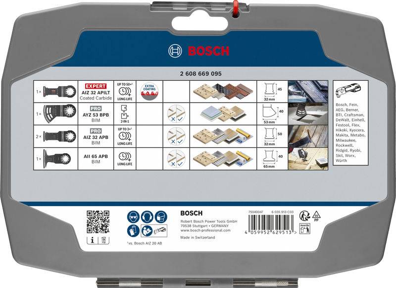 Bosch Accessories 2608669095 2608669095 Brzeszczoty do pił wielofunkcyjnych 1 szt.-3