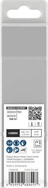 Пильные полотна для сабельной пилы Bosch Accessories 2608902329, 10 шт.
