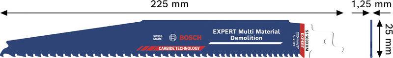 Пильные полотна для сабельной пилы Bosch Accessories 2608902342, 3 шт.