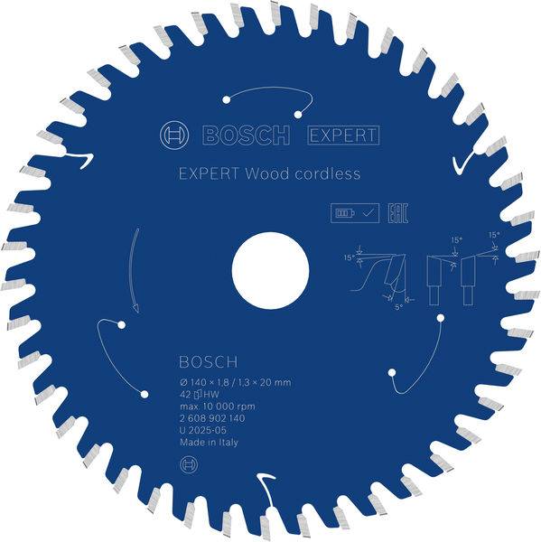 Отрезной диск Bosch Accessories 2608902140 140 x 20,0 x 1,3 мм, 1 шт.