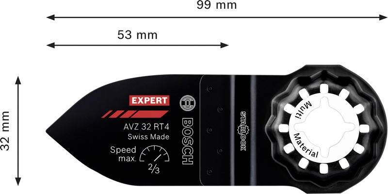 Bosch Accessories 2608902066 2608902066 karbid RIFF Brzeszczoty do pił wielofunkcyjnych 1 szt.-9