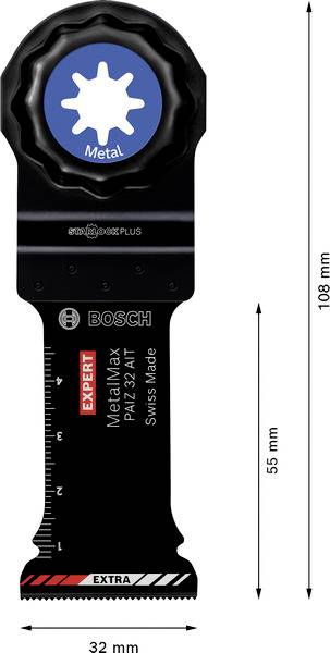 Bosch Accessories 2608902068 2608902068 karbid Brzeszczoty do pił wielofunkcyjnych 32 mm 1 szt.-1