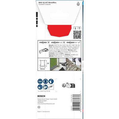 Bosch Accessories 2608902074 2608902074 karbid Brzeszczoty do pił wielofunkcyjnych 32 mm 1 szt.-0