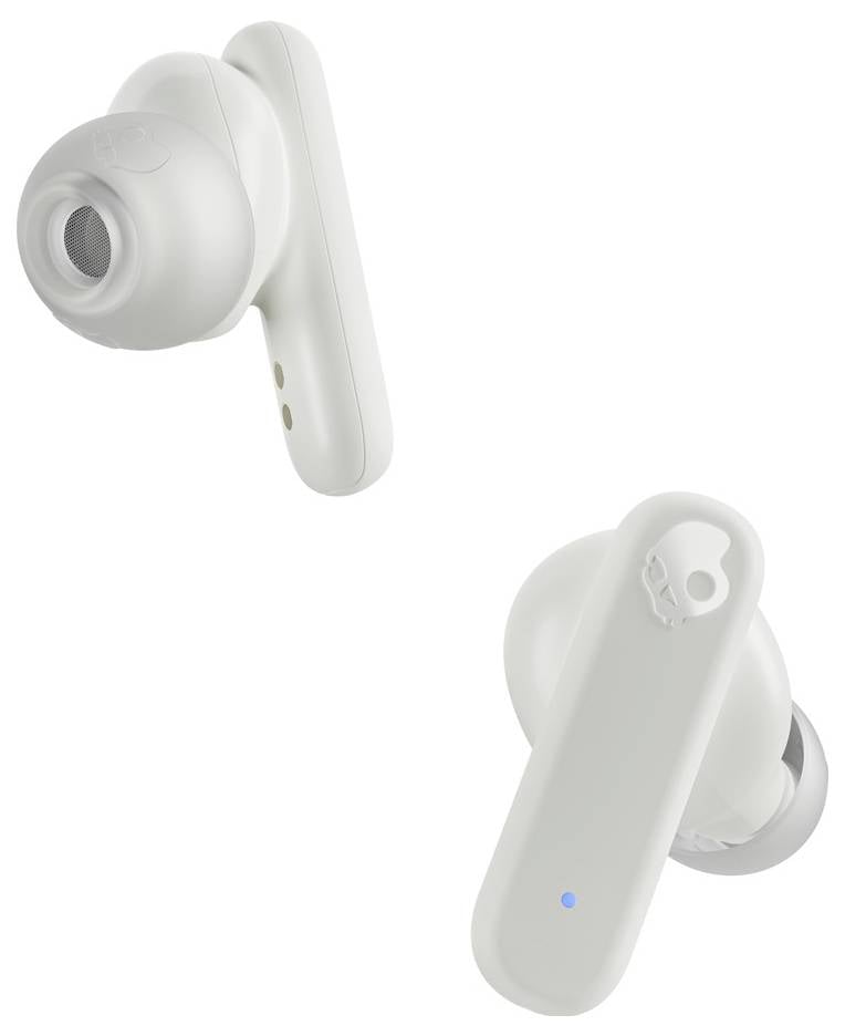 Наушники-вкладыши Skullcandy Smokin' Buds True Wireless, цвет костяной оранжевый, Bluetooth, оранжево-белые, с сенсорным управлени