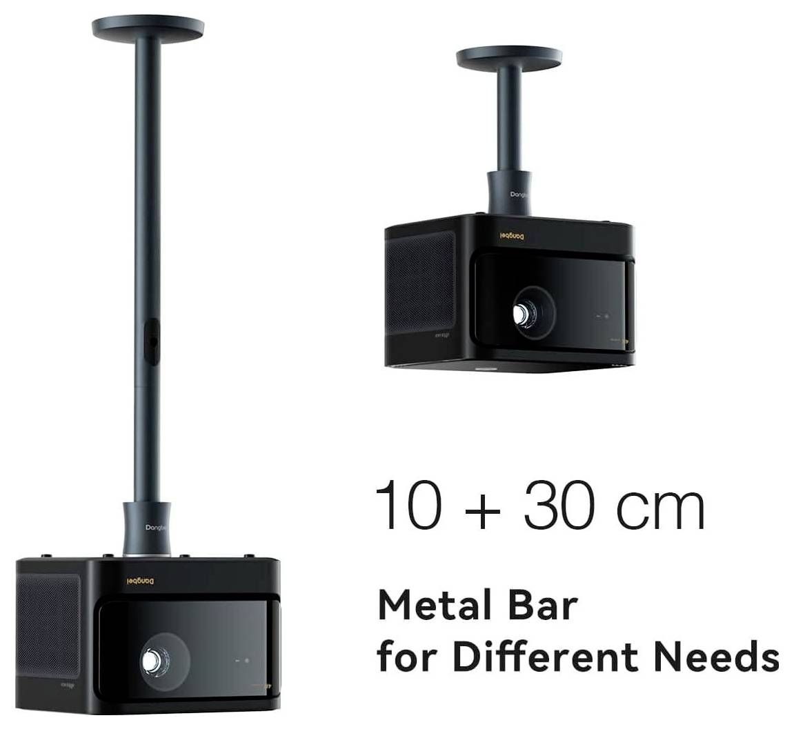 Кронштейн для стельового кріплення проектора Dangbei 10-40 см 1 дисплей чорний