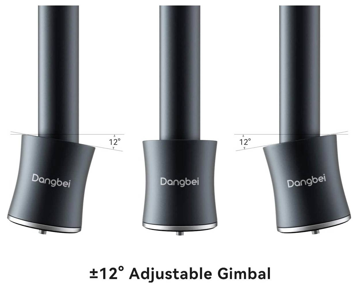 Кронштейн для стельового кріплення проектора Dangbei 10-40 см 1 дисплей чорний