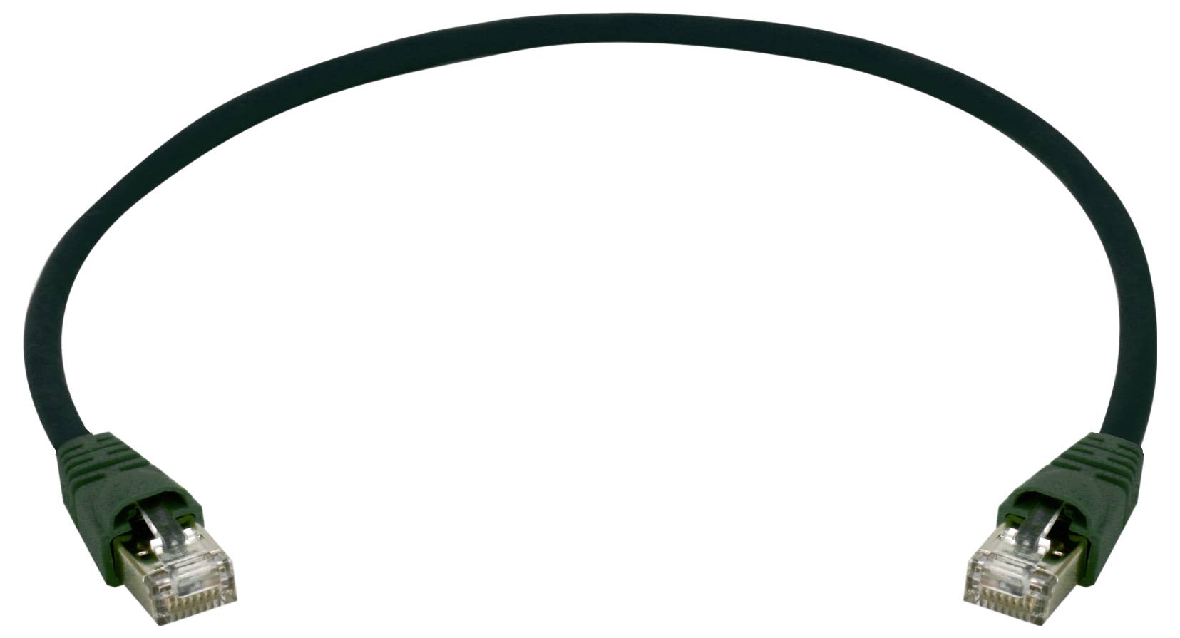 Сетевой кабель Telegärtner 100009061, 1 шт., RJ45, CAT 6a, S/FTP, 10,0 м, черный