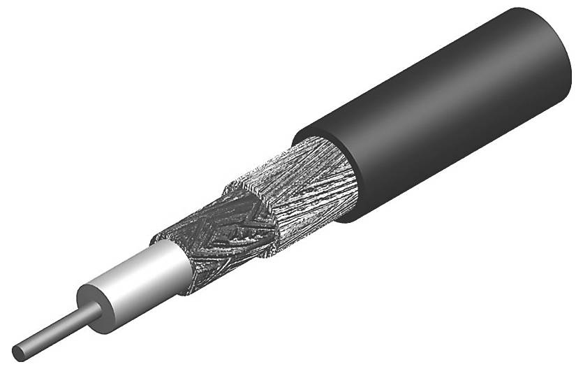 Telegärtner 100012855 Коаксиальный кабель Внешний диаметр: 10,8 мм 50 Ом 1 м