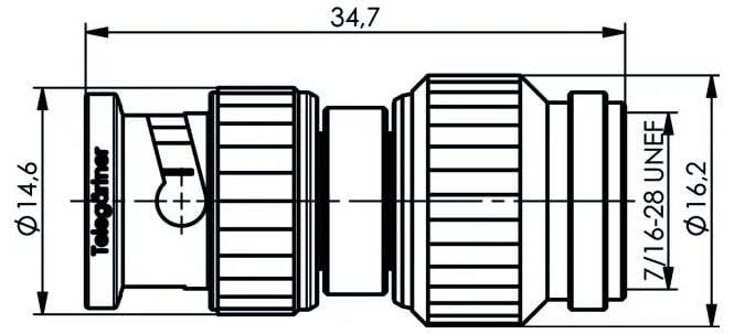 TNC-адаптер Telegärtner 100023634 - 1 шт.