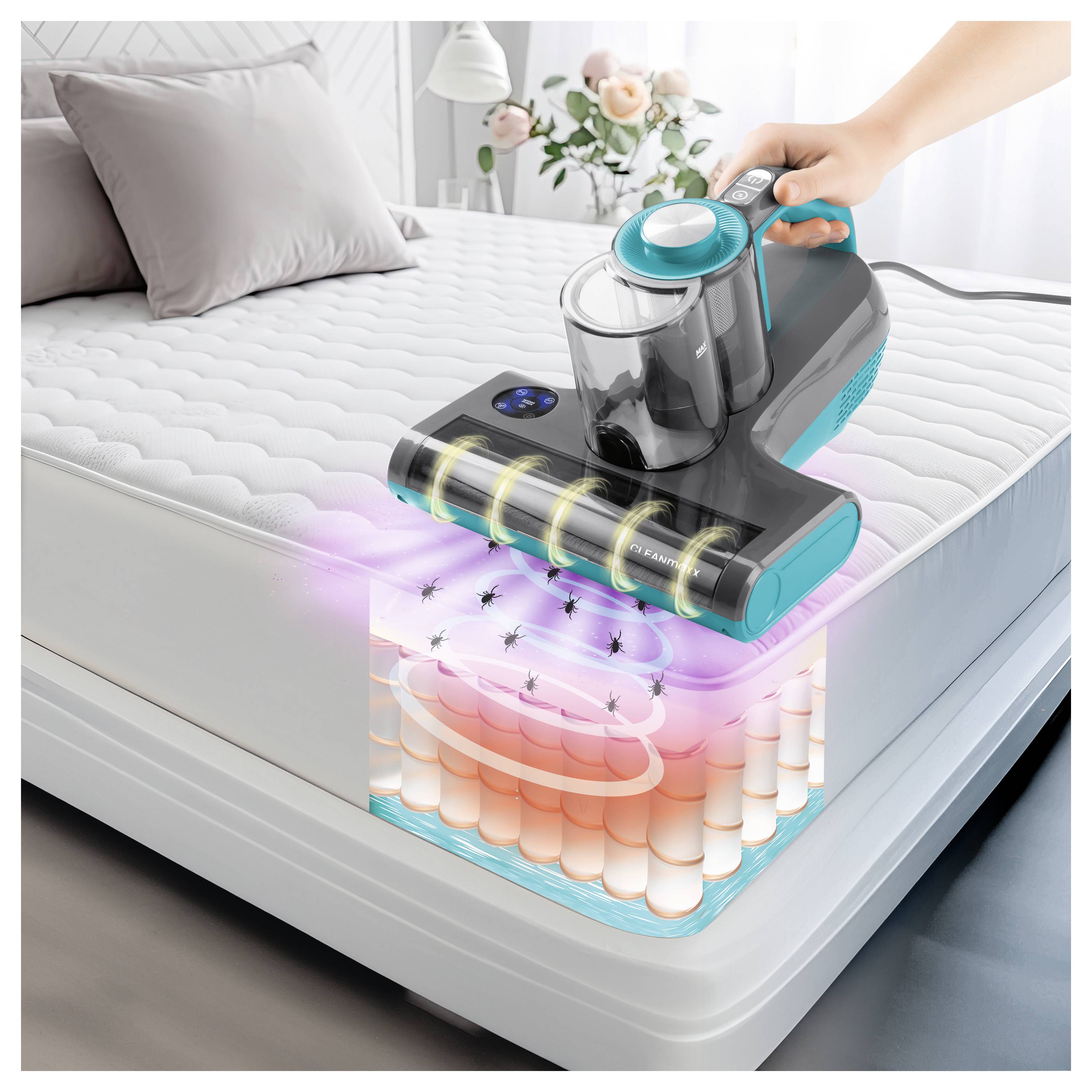 CleanMaxx CLEANmaxx Milben-Handstaubsauger с UV-C-Licht 15175 Ручной пылесос