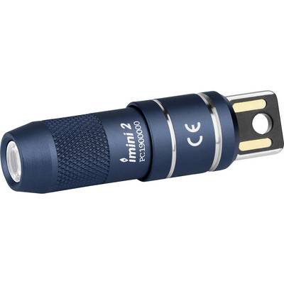 Niebieski higrometr USB z napisem "imini 2" i numerem seryjnym "PC19000000" wydrukowanym na obudowie.