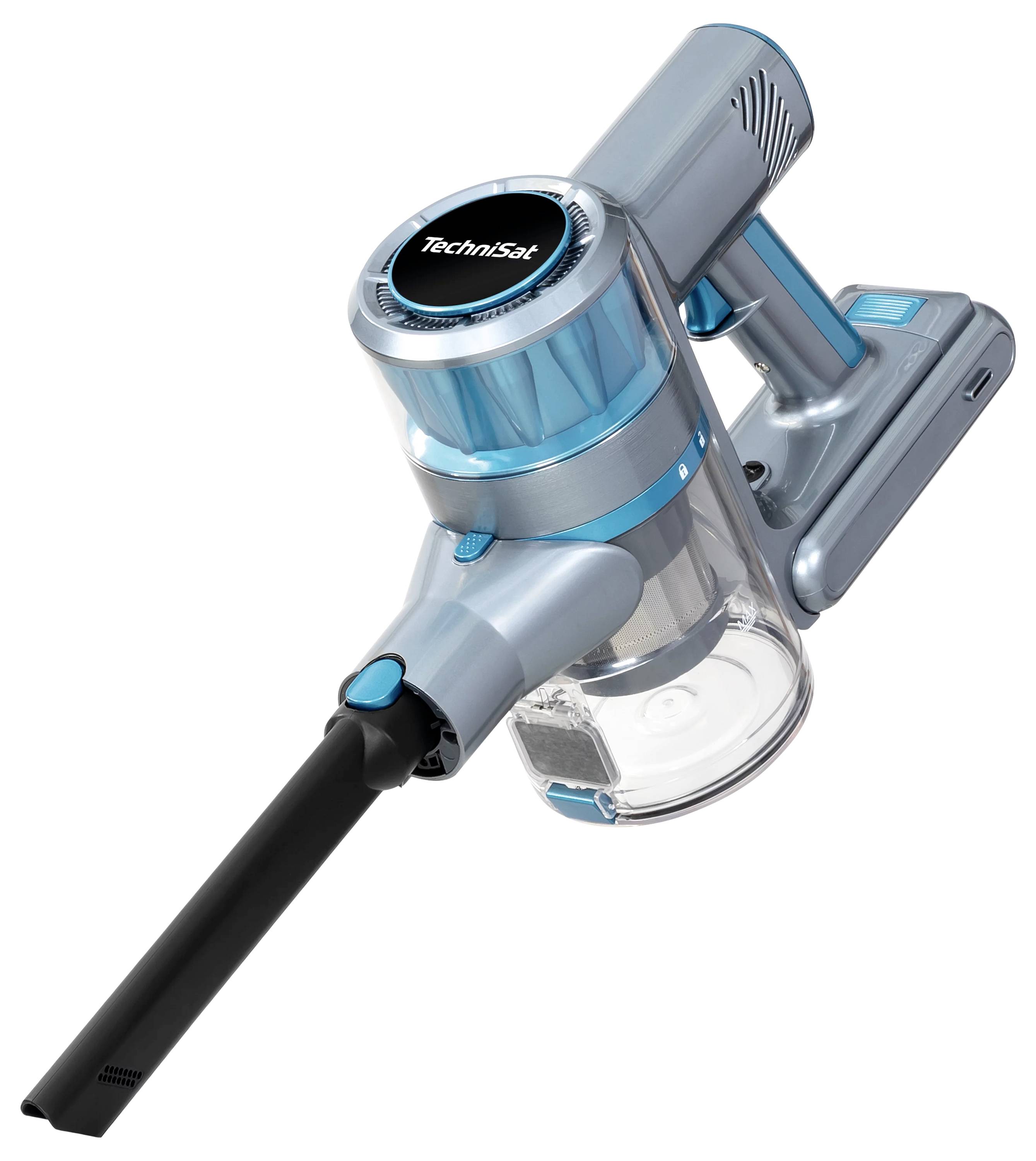 Ручний пилосос TechniSat TECHNIMAX AS2 0000/7043 29,6 В 240 В 450 Вт без мішка, з акумулятором, зарядним пристроєм, з дисплеєм, ту