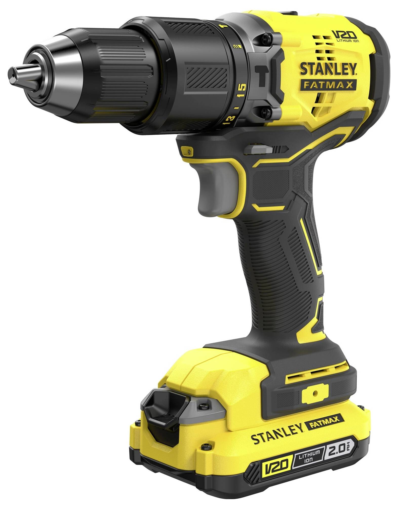 STANLEY V 20 SFMCD715D2K-QW Wkrętarka udarowa akumulatorowa 18 V Ilość dołączonych baterii 2 2 Ah Li-Ion zaw. 2 akumulat-1