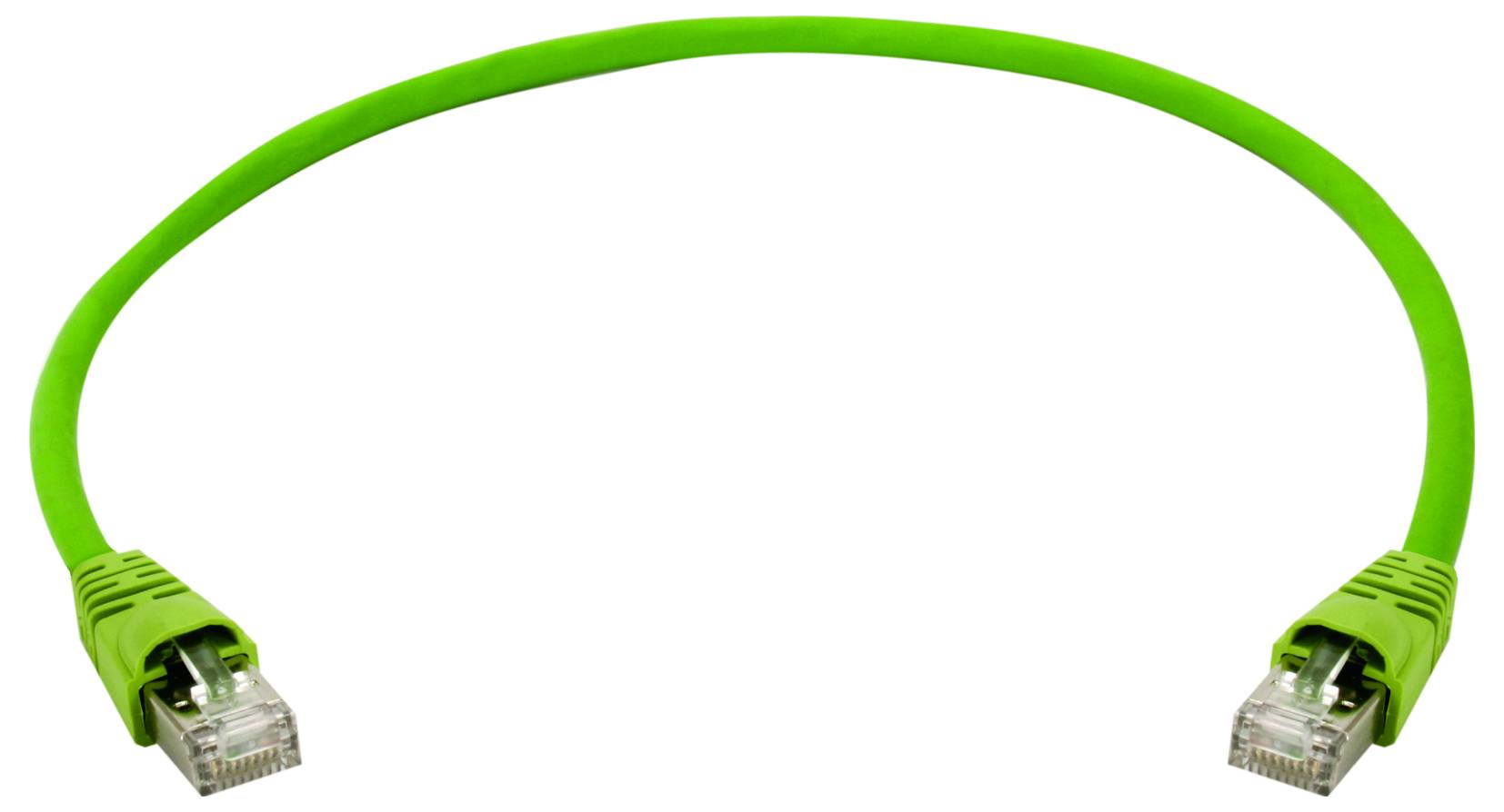 Сетевой кабель Telegärtner 100008484, 1 шт., RJ45, S/FTP, 3,0 м, зеленый