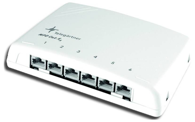 Telegärtner 100006988 CAT 6a серый