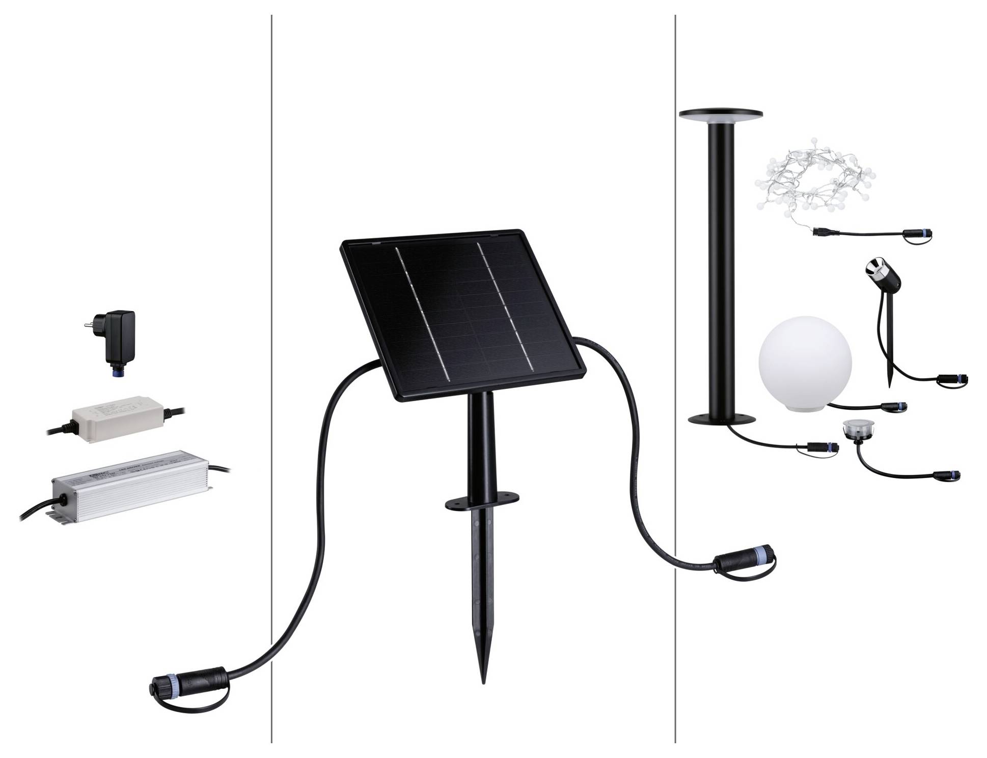 Система освещения Paulmann 94914 на солнечных батареях Plug&Shine