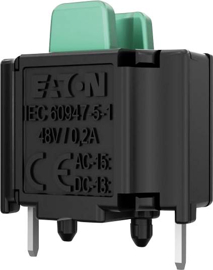 Перемикач Eaton M22-KP10, допоміжний перемикач для монтажу на друкованій платі, 1 перемикаючий контакт, 1 шт.