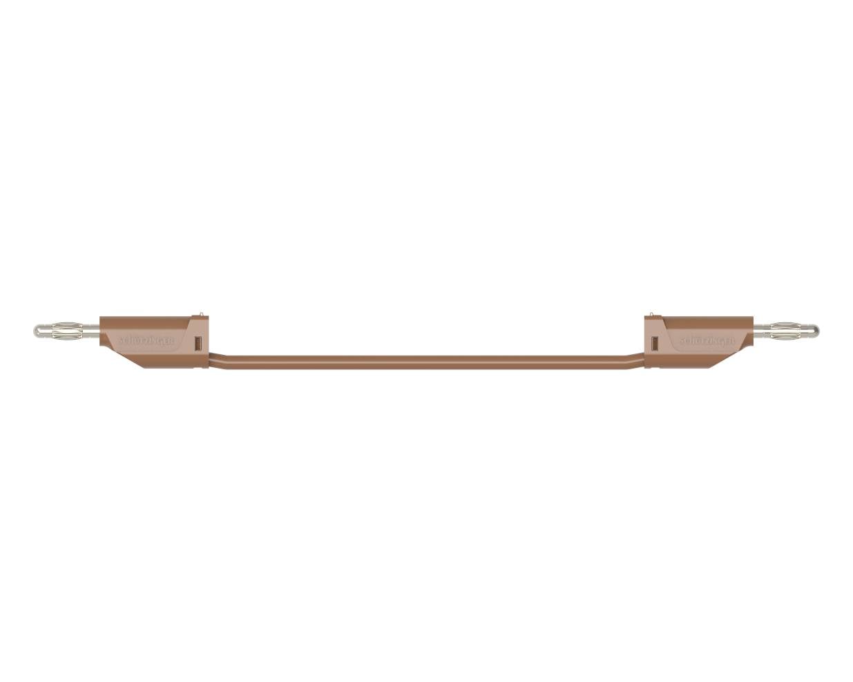 Измерительный кабель Schützinger MFK 15 / 1 / 25 / BR, 25 см, коричневый, 1 шт.