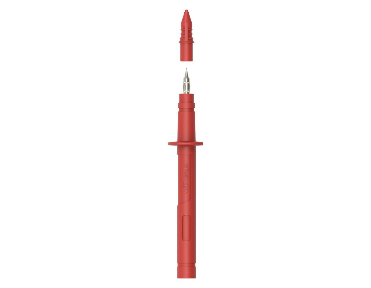Schützinger SPS 8686 Ni / RT Захищений вимірювальний наконечник 99018984 штекерний роз'єм, 4 мм CAT II 1000 В червоний 1 шт.