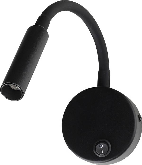 Lampka nocna, ścienna V-TAC VT-88063 241506 3 W czarny 120 lm