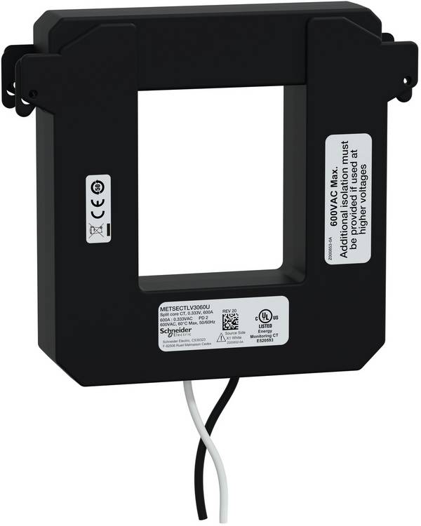Schneider Electric METSECTLV3060U METSECTLV3060U Przekładnik prądowy do konwersji kabli 1 szt.